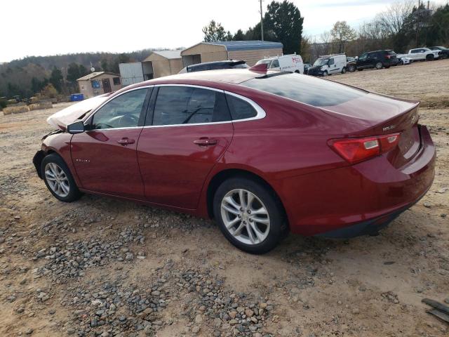 1G1ZE5ST4HF129504 - 2017 CHEVROLET MALIBU LT RED photo 2