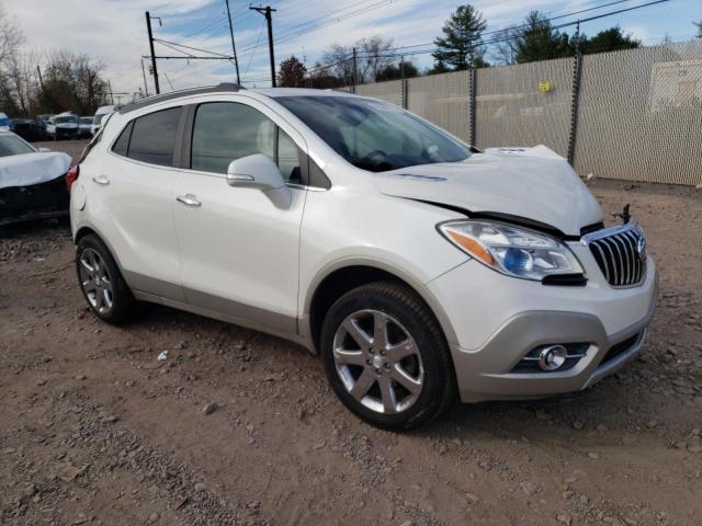 KL4CJGSB0EB554534 - 2014 BUICK ENCORE WHITE photo 4