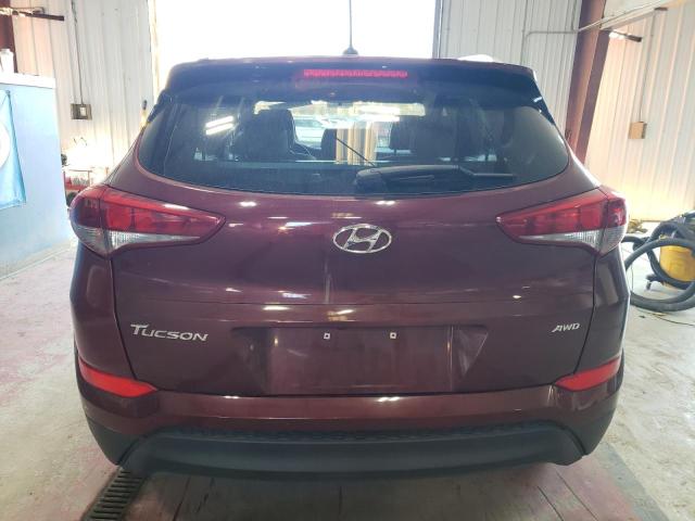 KM8J3CA4XGU035500 - 2016 HYUNDAI TUCSON LIMITED BURGUNDY photo 6