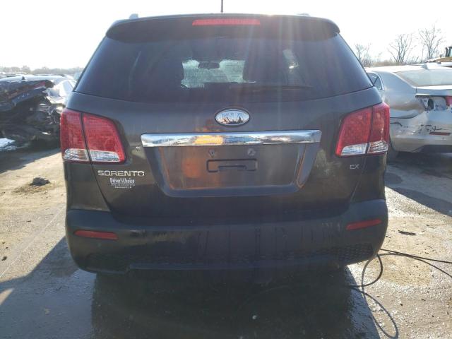 5XYKU3A15BG104664 - 2011 KIA SORENTO EX BROWN photo 6