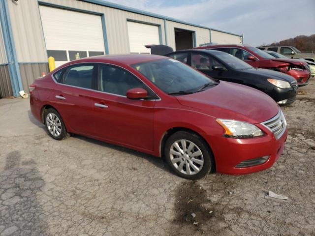 3N1AB7AP4DL638900 - 2013 NISSAN SENTRA S RED photo 4