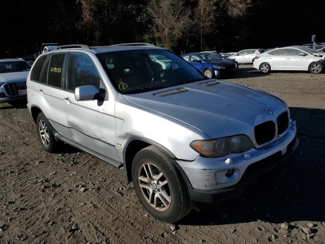 5UXFA13505LY15808 - 2005 BMW X5 3.0I GRAY photo 4