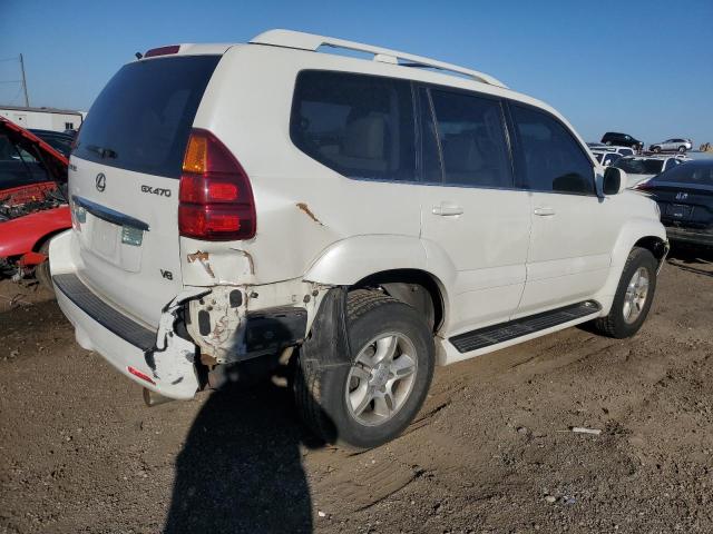 JTJBT20X140052071 - 2004 LEXUS GX 470 WHITE photo 3