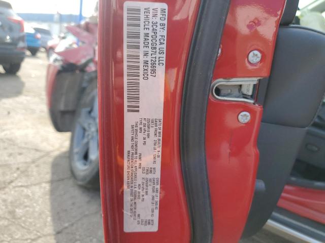 3C4PDCGB7LT266957 - 2020 DODGE JOURNEY CROSSROAD RED photo 13