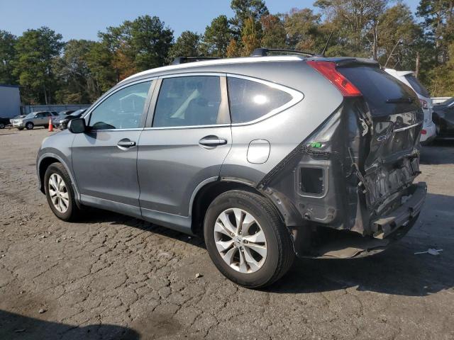 5J6RM3H76DL004986 - 2013 HONDA CR-V EXL GRAY photo 2