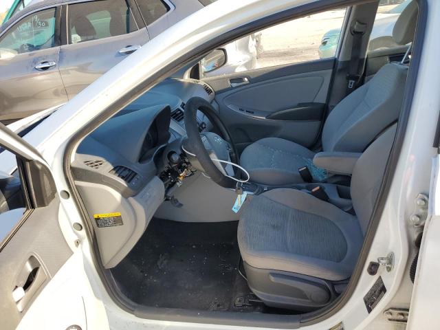 KMHCT5AE6GU260722 - 2016 HYUNDAI ACCENT SE WHITE photo 7