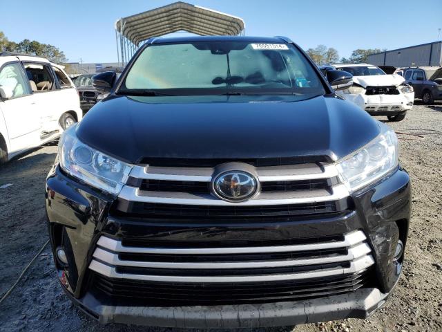 5TDKZRFH1KS562280 - 2019 TOYOTA HIGHLANDER SE BLACK photo 5