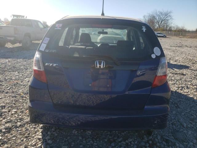 JHMGE8H35BC023089 - 2011 HONDA FIT BLUE photo 6