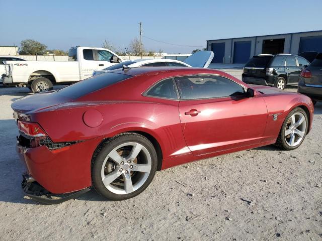 2G1FB1E31E9169527 - 2014 CHEVROLET CAMARO LT RED photo 3