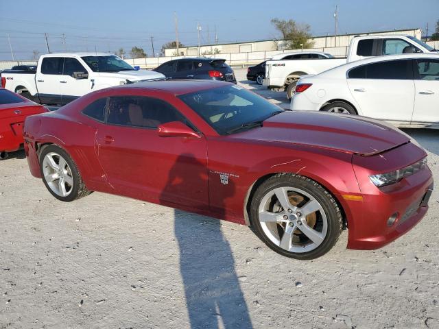 2G1FB1E31E9169527 - 2014 CHEVROLET CAMARO LT RED photo 4