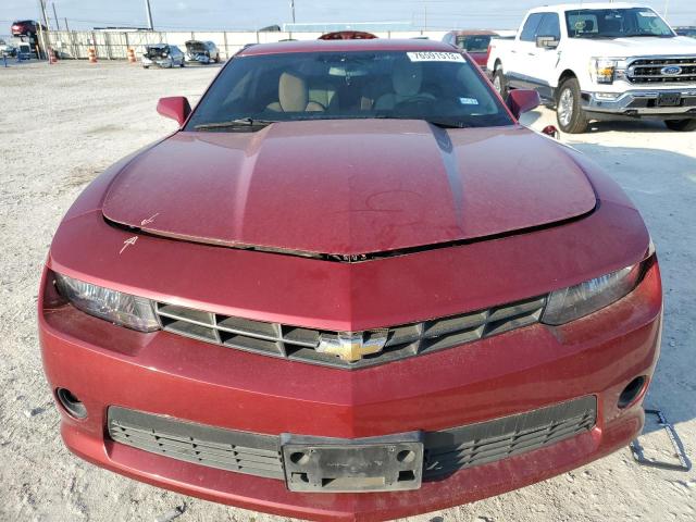 2G1FB1E31E9169527 - 2014 CHEVROLET CAMARO LT RED photo 5