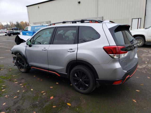 JF2SKAPC7KH453823 - 2019 SUBARU FORESTER SPORT SILVER photo 2