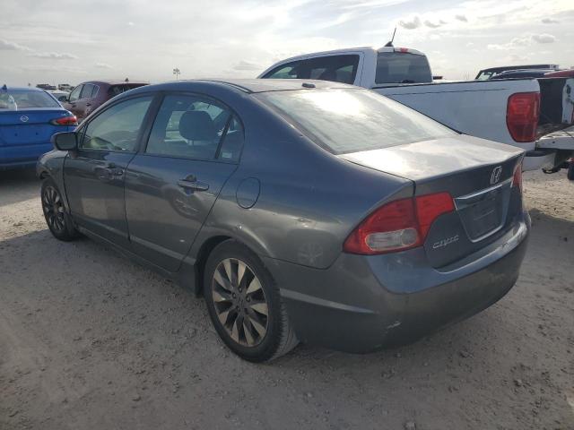 2HGFA16959H320668 - 2009 HONDA CIVIC EXL ნაცრისფერი ფოტო 2