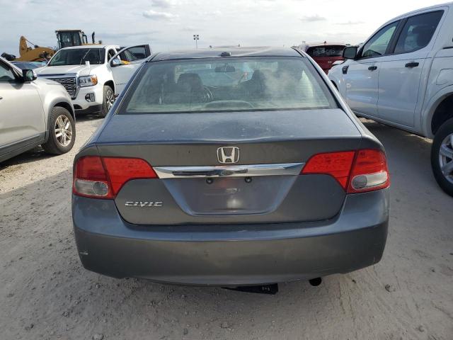 2HGFA16959H320668 - 2009 HONDA CIVIC EXL ნაცრისფერი ფოტო 6