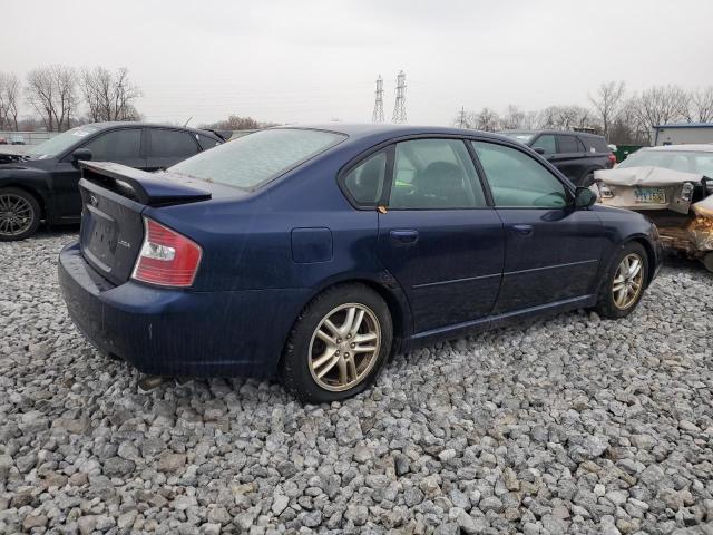 4S3BL616057207928 - 2005 SUBARU LEGACY 2.5I BLUE photo 3