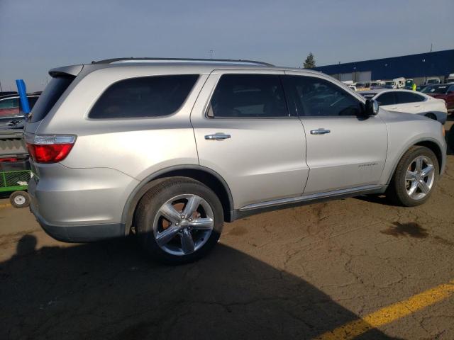 1D4SD5GT2BC648163 - 2011 DODGE DURANGO CITADEL SILVER photo 3