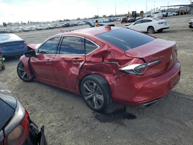 19UUB5F61MA009716 - 2021 ACURA TLX ADVANCE RED photo 2