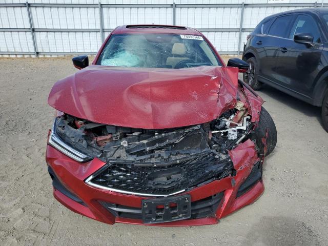 19UUB5F61MA009716 - 2021 ACURA TLX ADVANCE RED photo 5