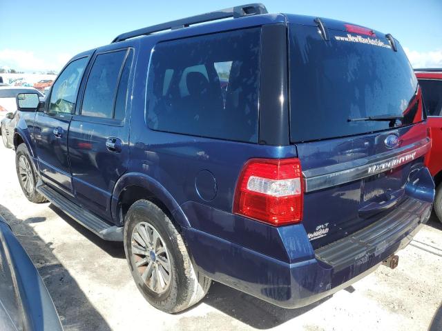 1FMJU1JT8HEA78804 - 2017 FORD EXPEDITION XLT BLUE photo 2