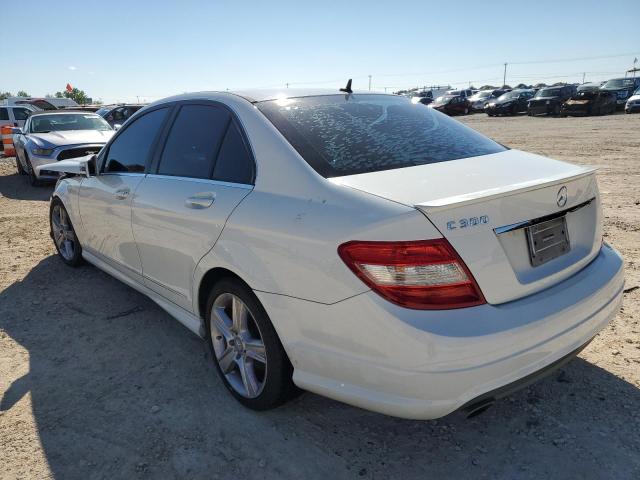 WDDGF5EBXBA460192 - 2011 MERCEDES-BENZ C 300 WHITE photo 2