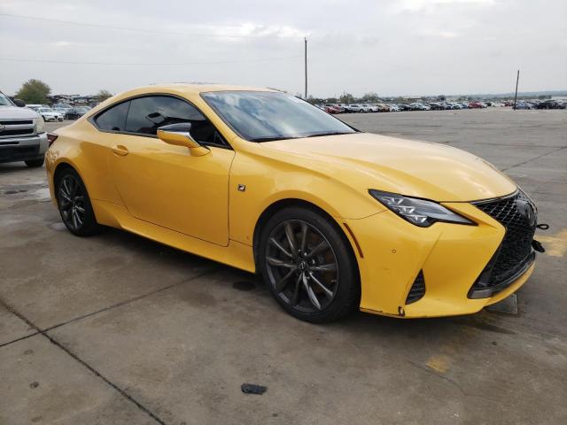 JTHHZ5BCXK5019785 - 2019 LEXUS RC 350 YELLOW photo 4