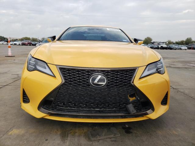 JTHHZ5BCXK5019785 - 2019 LEXUS RC 350 YELLOW photo 5