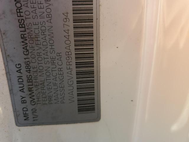 WAUGVAFR9BA044794 - 2011 AUDI S5 PREMIUM PLUS თეთრი ფოტო 12