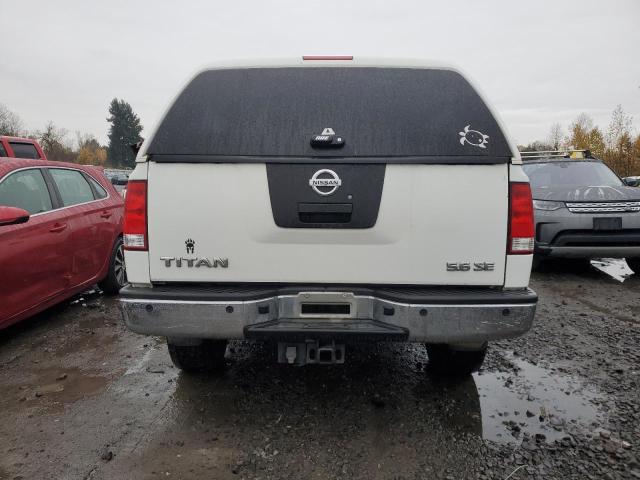 1N6AA07C09N307280 - 2009 NISSAN TITAN XE WHITE photo 6