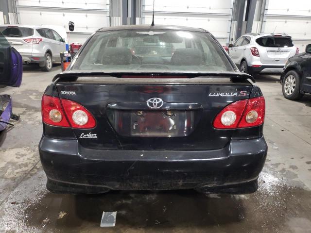 1NXBR30E05Z468592 - 2005 TOYOTA COROLLA CE BLACK photo 6