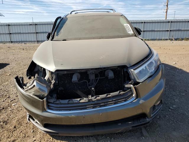 5TDJKRFH6GS324884 - 2016 TOYOTA HIGHLANDER XLE GREEN photo 5
