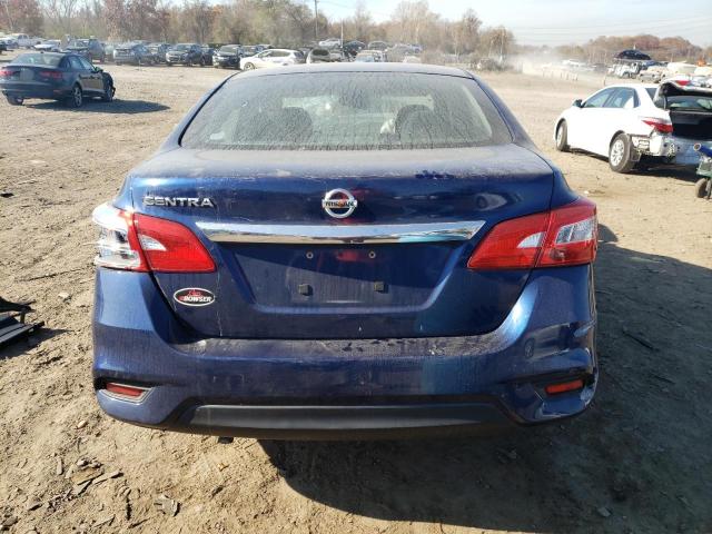 3N1AB7AP6HY348716 - 2017 NISSAN SENTRA S BLUE photo 6