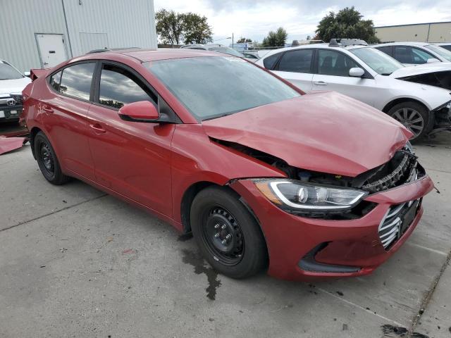 KMHD74LF7HU194112 - 2017 HYUNDAI ELANTRA SE RED photo 4