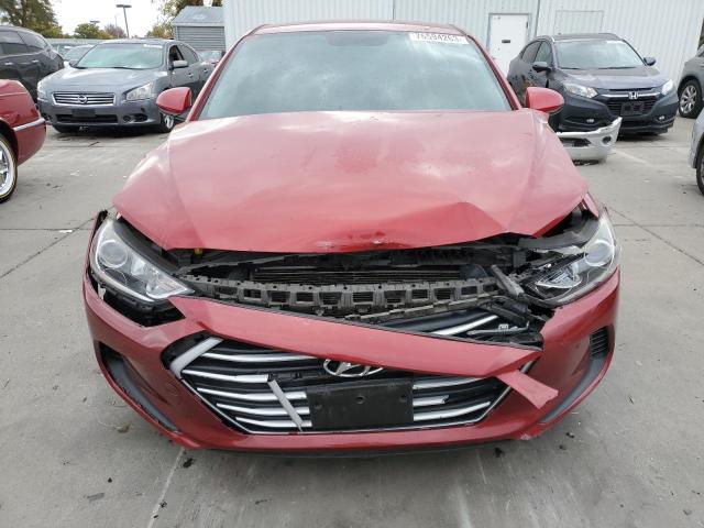 KMHD74LF7HU194112 - 2017 HYUNDAI ELANTRA SE RED photo 5