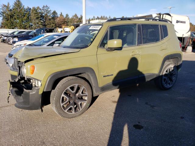 ZACCJBBT5FPB25236 - 2015 JEEP RENEGADE LATITUDE GREEN photo 1