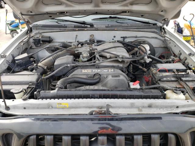 5TEGN92N42Z105639 - 2002 TOYOTA TACOMA DOUBLE CAB PRERUNNER GRAY photo 11