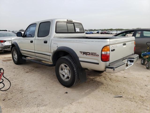 5TEGN92N42Z105639 - 2002 TOYOTA TACOMA DOUBLE CAB PRERUNNER GRAY photo 2
