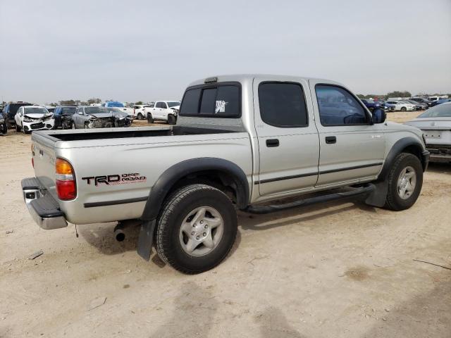 5TEGN92N42Z105639 - 2002 TOYOTA TACOMA DOUBLE CAB PRERUNNER GRAY photo 3