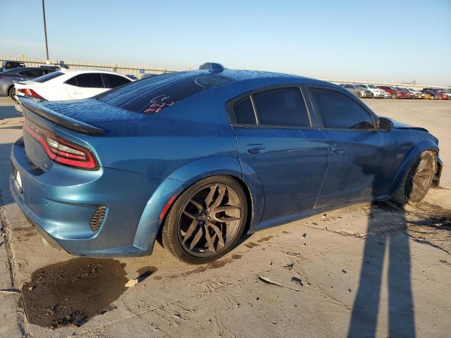 2C3CDXGJ1MH537765 - 2021 DODGE CHARGER SCAT PACK BLUE photo 3