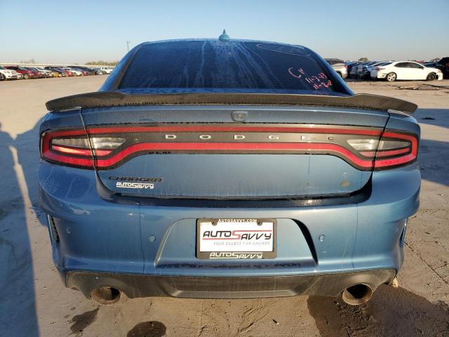 2C3CDXGJ1MH537765 - 2021 DODGE CHARGER SCAT PACK BLUE photo 6