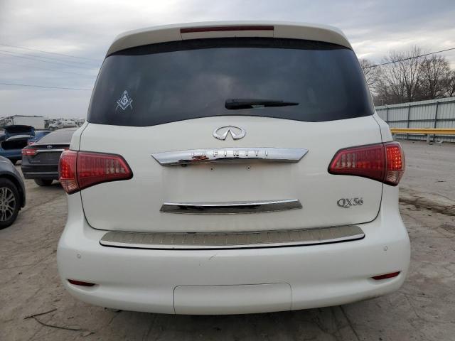 JN8AZ2NFXB9501645 - 2011 INFINITI QX56 WHITE photo 6