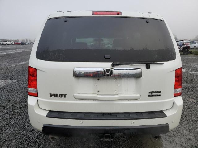 5FNYF4H91BB066234 - 2011 HONDA PILOT TOURING WHITE photo 6