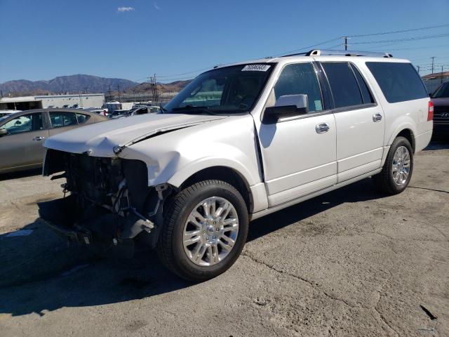 1FMJK1K52BEF18058 - 2011 FORD EXPEDITION EL LIMITED WHITE photo 1