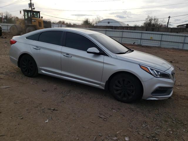 5NPE34AFXHH554166 - 2017 HYUNDAI SONATA SPORT SILVER photo 4