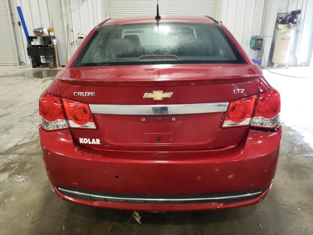 1G1PH5SC2C7364324 - 2012 CHEVROLET CRUZE LTZ RED photo 6