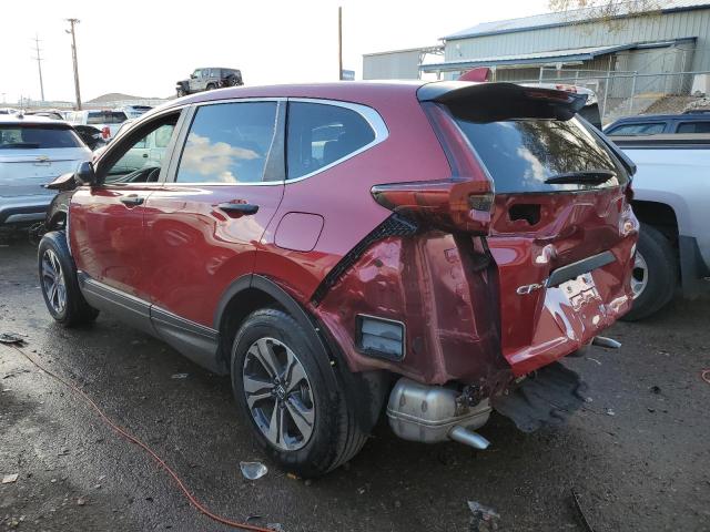 5J6RW1H22LL000385 - 2020 HONDA CR-V LX BURGUNDY photo 2