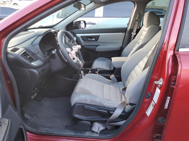 5J6RW1H22LL000385 - 2020 HONDA CR-V LX BURGUNDY photo 7