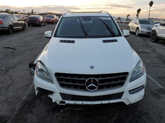 4JGDA5HB0FA578552 - 2015 MERCEDES-BENZ ML 350 4MATIC WHITE photo 5