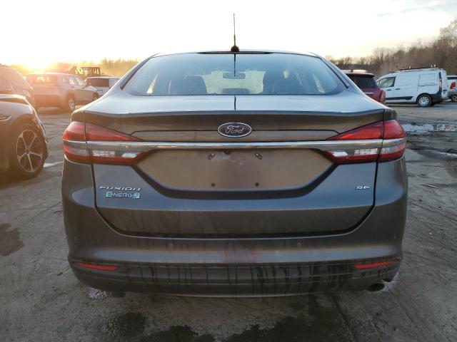 3FA6P0PU6HR414285 - 2017 FORD FUSION SE PHEV BLACK photo 6