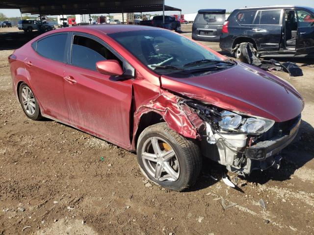 5NPDH4AE2GH762934 - 2016 HYUNDAI ELANTRA SE RED photo 4