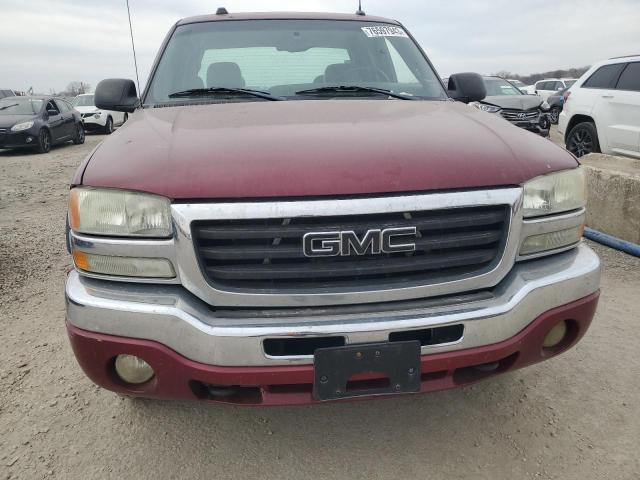 1GTEK19T24E269628 - 2004 GMC NEW SIERRA K1500 MAROON photo 5